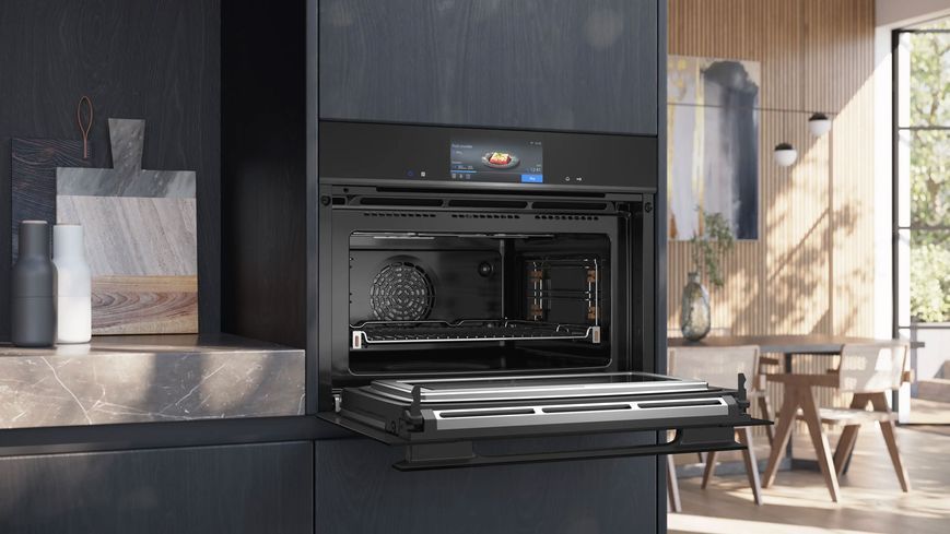 Духова шафа з мікрохвилями вбудовувана компактна SIEMENS CM978GNB1 CM978GNB1 фото