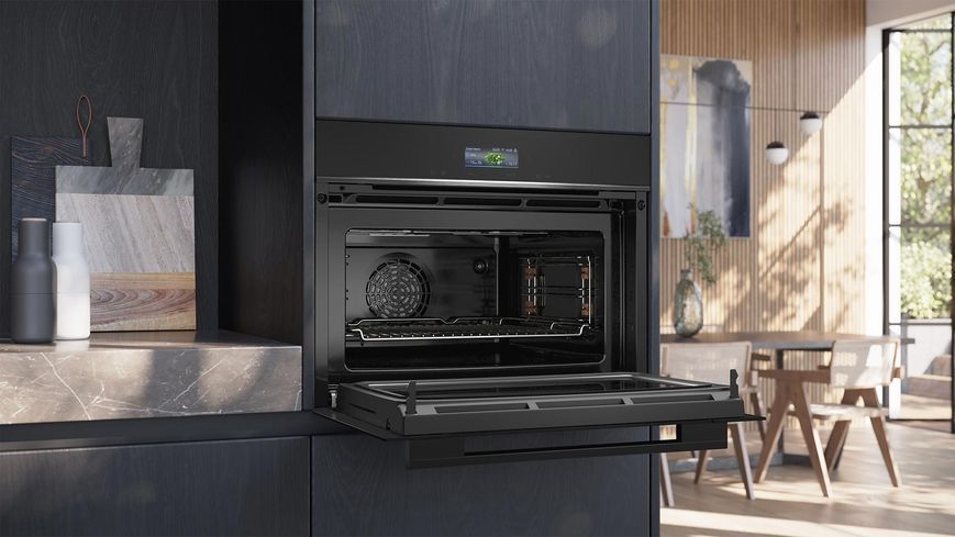 Духовой шкаф с микроволнами встраиваемый компактный SIEMENS CM724G1B1 CM724G1B1 фото
