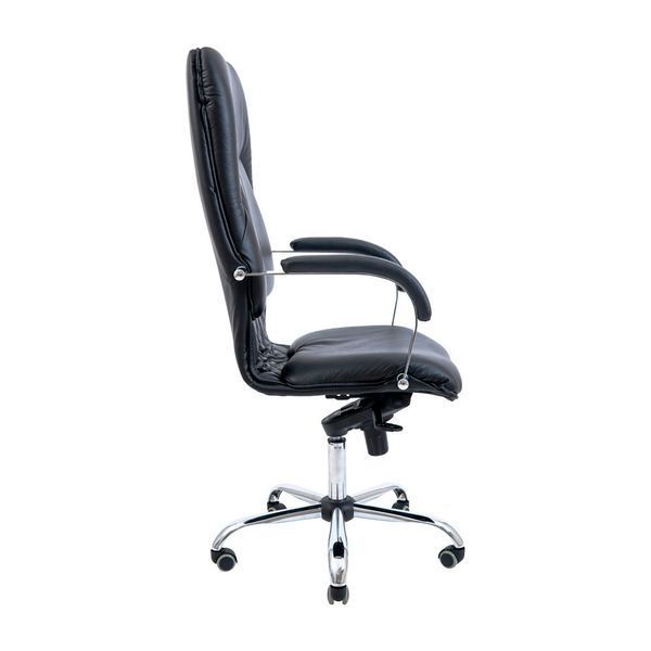 Кресло Richman Никосия Хром П1 M-3 (Multiblock) Кожа Люкс Черная R00000054072 фото